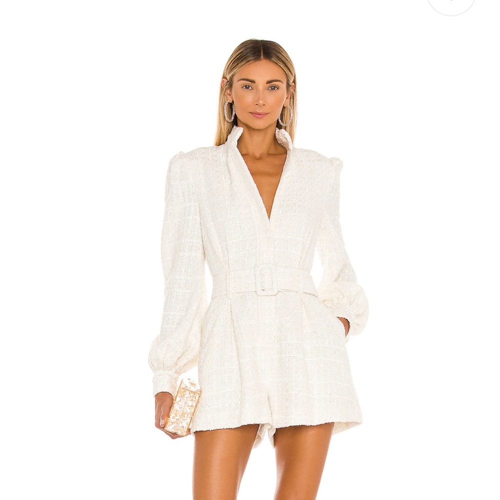 APRIL ROMPER IN IVORY
